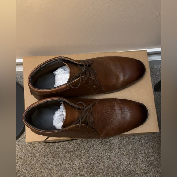ASOS Chukka boots in brown leather - Picture 2 of 2